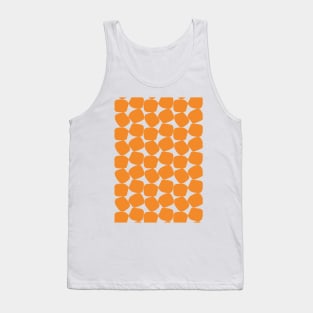 Orange Bold Geometric Pattern 2 Tank Top